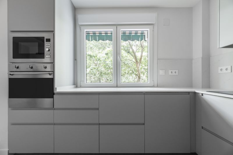 Sliding Window in a Kitchen