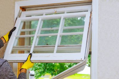 Storm Window on a Home